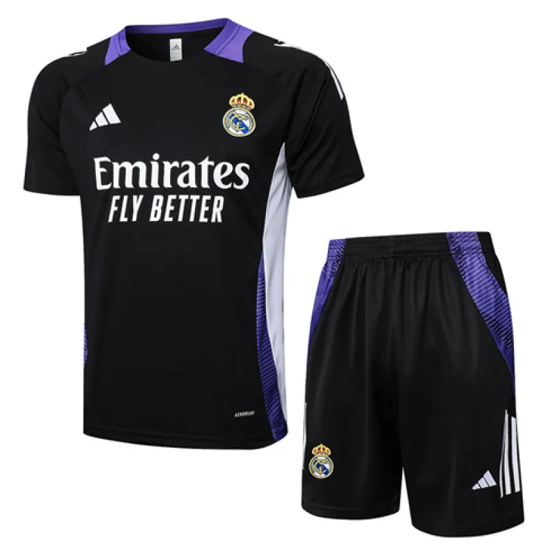 Real Madrid Trainingsjersey+Shorts 2024/25 - Schwarz