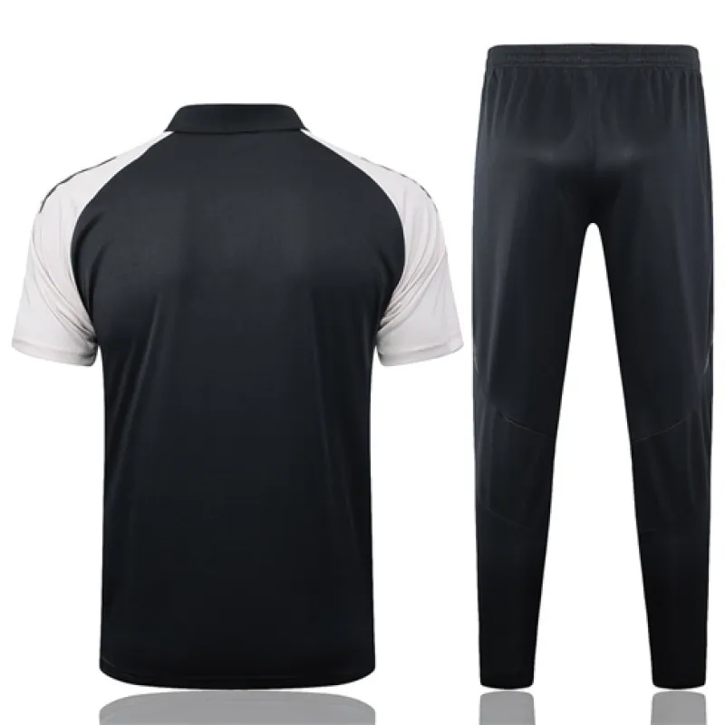 Maglia polo di allenamento + pantaloni del Real Madrid 2024/25 - Nero
