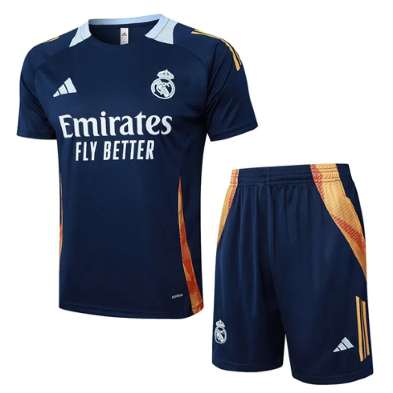 Real Madrid Trainingsjersey + Shorts 2024/25 - Blau