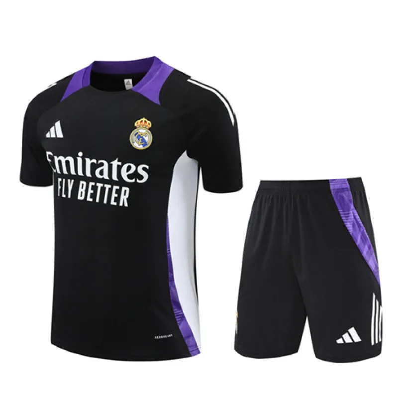 Real Madrid Training Jersey+Shorts 2024/25 - Black