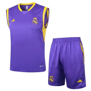 Set di shorts e gilet del Real Madrid 2024/25 - Viola