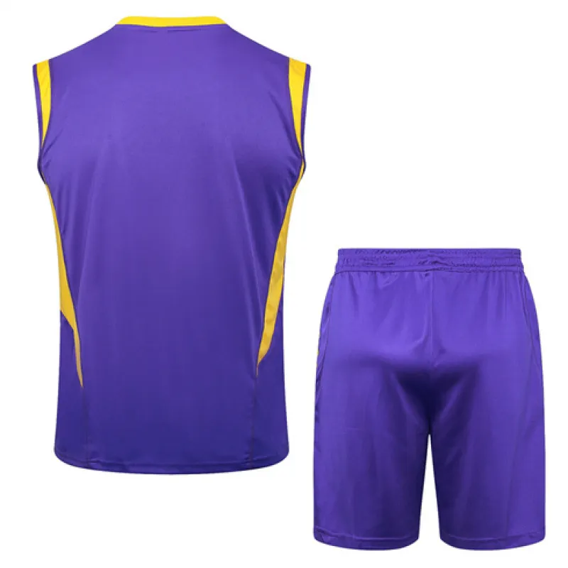 Set di shorts e gilet del Real Madrid 2024/25 - Viola