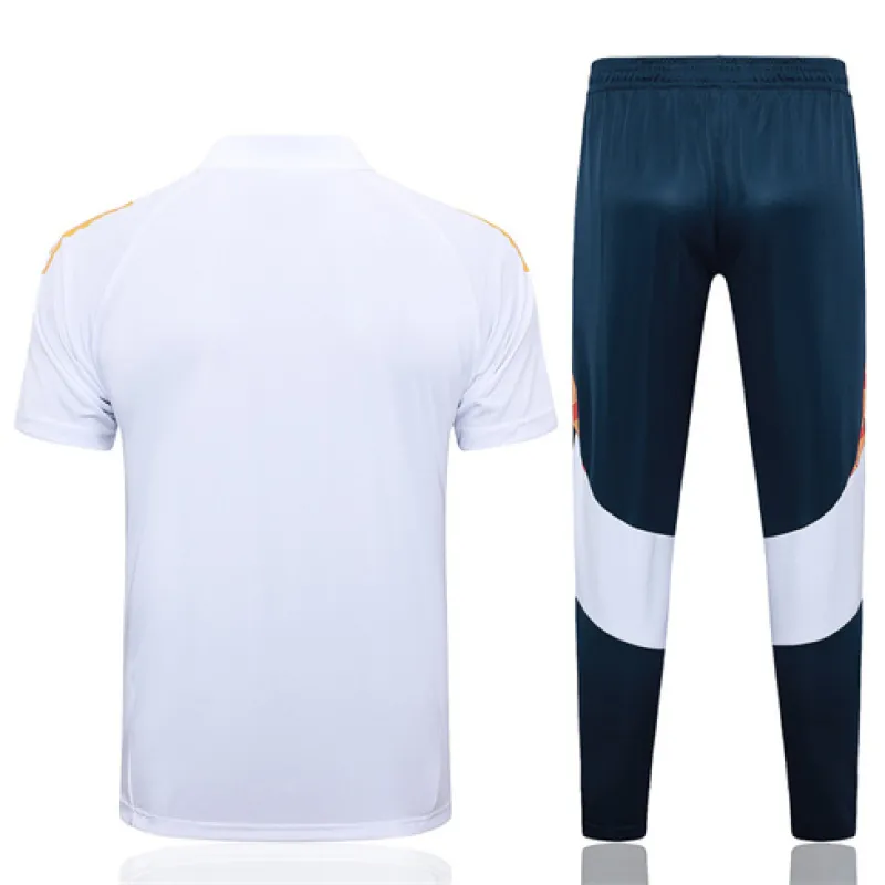 Real Madrid Trainings-Polo-Shirt + Hosen 2024/25 - Weiß