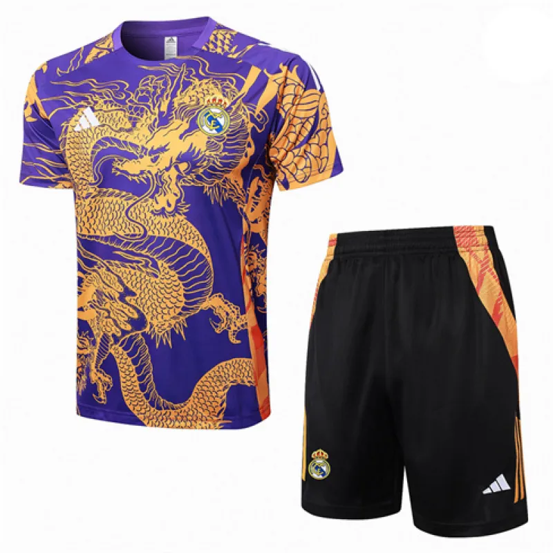 Real Madrid Trainingsjersey + Shorts 2024/25 - Lila