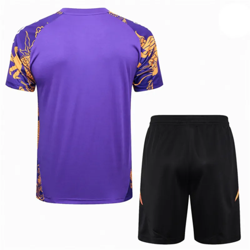 Real Madrid Trainingsjersey + Shorts 2024/25 - Lila