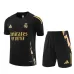 Maglia di allenamento + shorts per bambini del Real Madrid 2024/25 - Nera