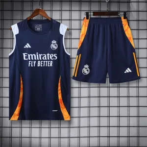 Set di shorts e gilet del Real Madrid 2024/25 - Blu