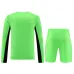 Real Madrid Torwart-Langarm-Trainingsjersey + Shorts 2024/25 - Blau