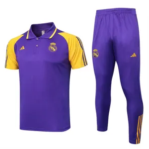Real Madrid Trainings-Polo-Shirt + Hosen 2024/25 - Lila