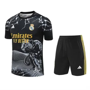 Real Madrid Trainingsjersey+Shorts 2024/25 - Schwarz