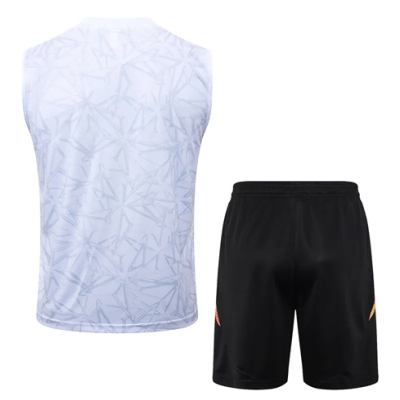 Set di shorts e gilet del Real Madrid 2024/25 - Bianco
