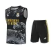 Set di bermuda e gilet del Real Madrid 2024/25 - Nero