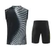 Set di bermuda e gilet del Real Madrid 2024/25 - Nero