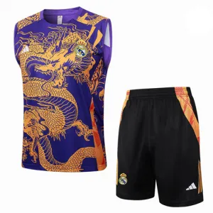 Real Madrid Shorts- und Weste-Set 2024/25 - Lila
