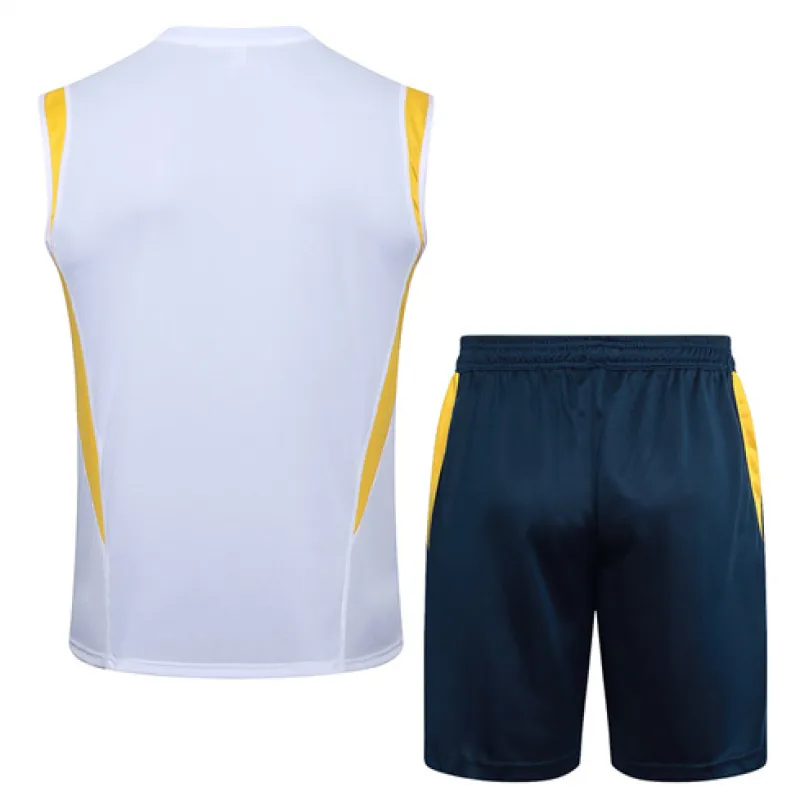 Set di shorts e gilet del Real Madrid 2024/25 - Bianco