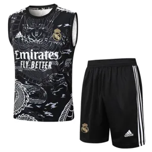 Real Madrid Shorts und Weste Set 2024/25 - Schwarz