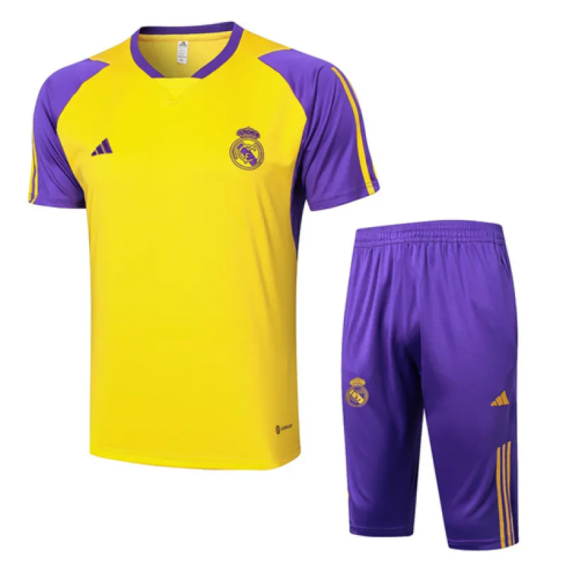 Real Madrid Trainingsjersey + Shorts 2024/25 - Gelb