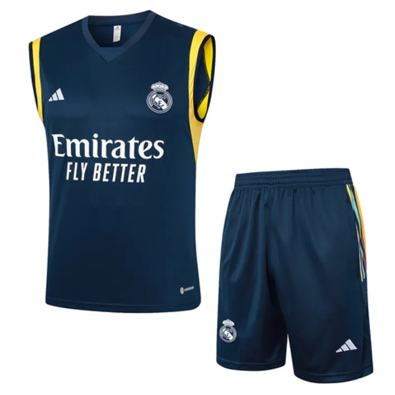 Set di shorts e gilet del Real Madrid 2024/25 - Blu