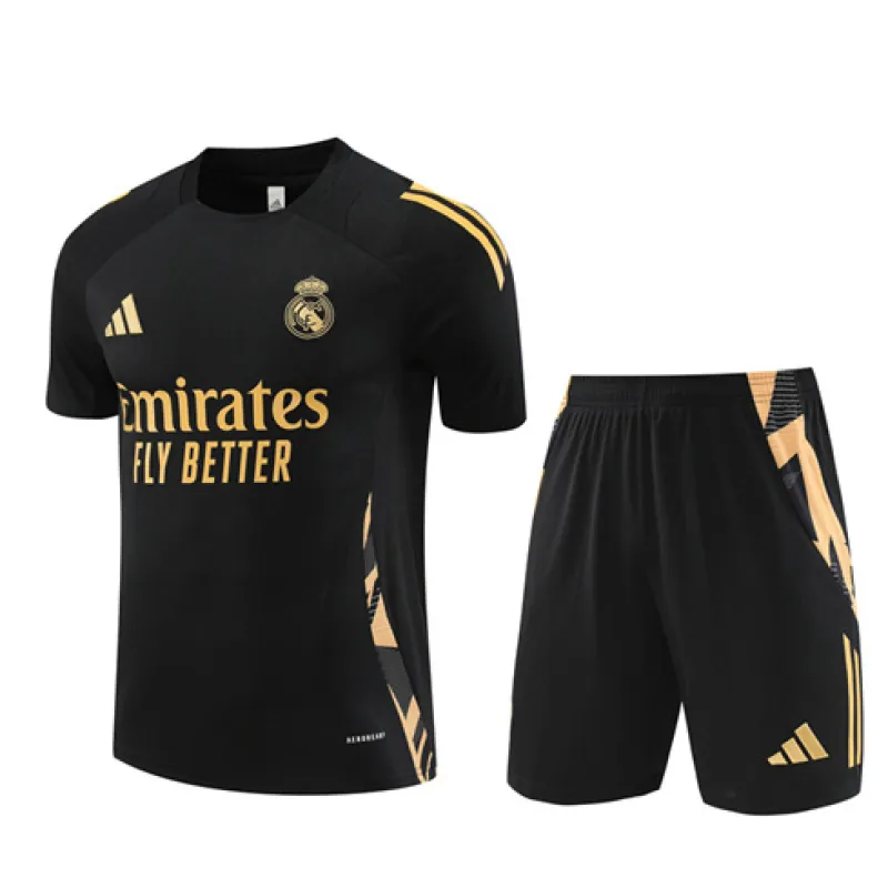 Real Madrid Training Jersey+Shorts 2024/25 - Black