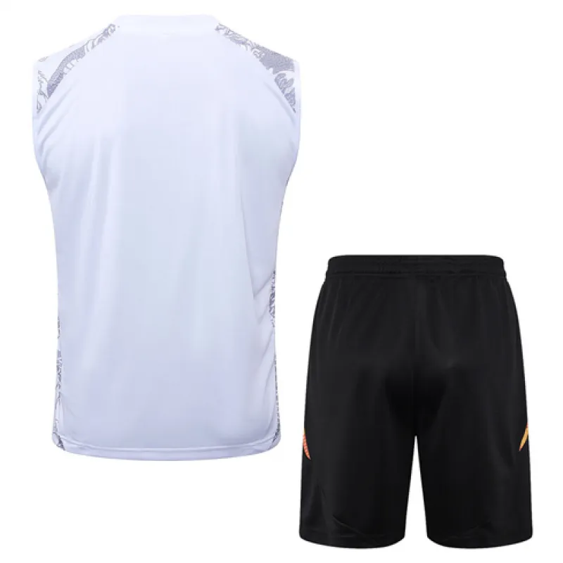 Set di shorts e gilet del Real Madrid 2024/25 - Bianco