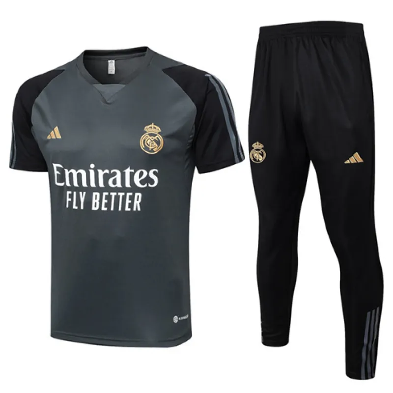 Real Madrid Training Jersey + Long Trousers 2024/25 - Grey