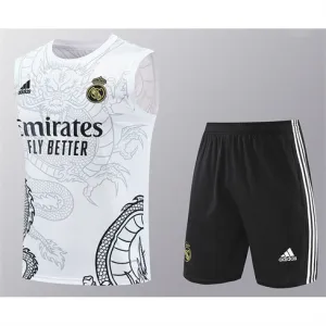 Real Madrid Shorts- und Weste-Set 2024/25 - Weiß