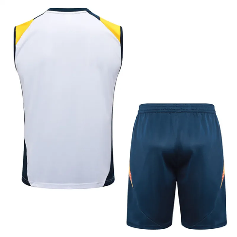 Set di shorts e gilet del Real Madrid 2024/25 - Bianco