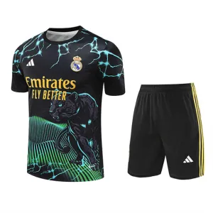 Camiseta de entrenamiento+pantalones cortos del Real Madrid 2024/25 - Negro