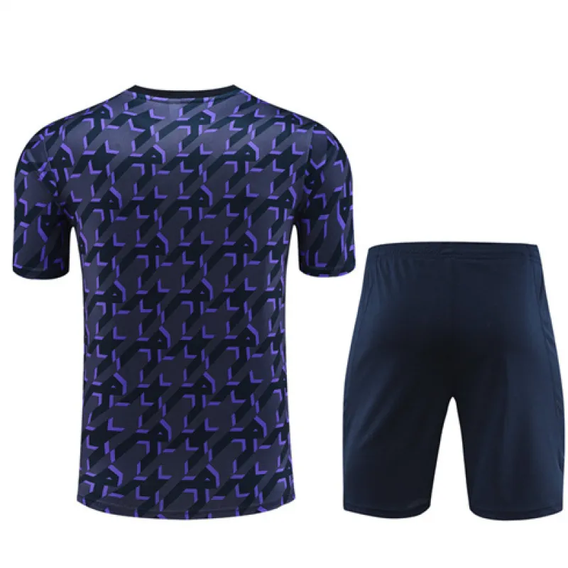 Real Madrid Kinder-Trainingsjersey + Shorts 2024/25 - Blau