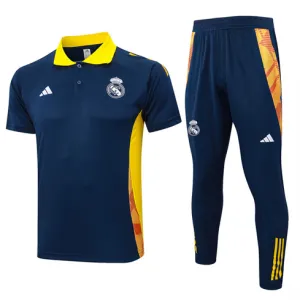 Camisa polo de entrenamiento + pantalones del Real Madrid 2024/25 - Azul