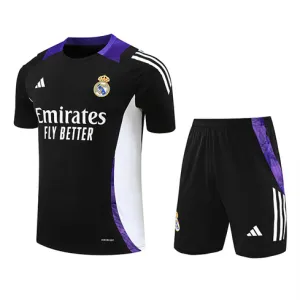 Camiseta de entrenamiento+pantalones cortos del Real Madrid 2024/25 - Negro