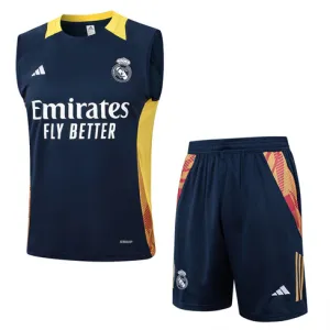 Conjunto de pantalones cortos y chaleco del Real Madrid 2024/25 - Azul