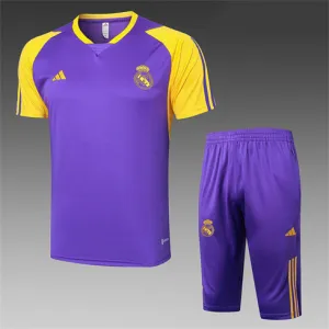 Camiseta de entrenamiento + pantalones cortos del Real Madrid 2024/25 - Púrpura