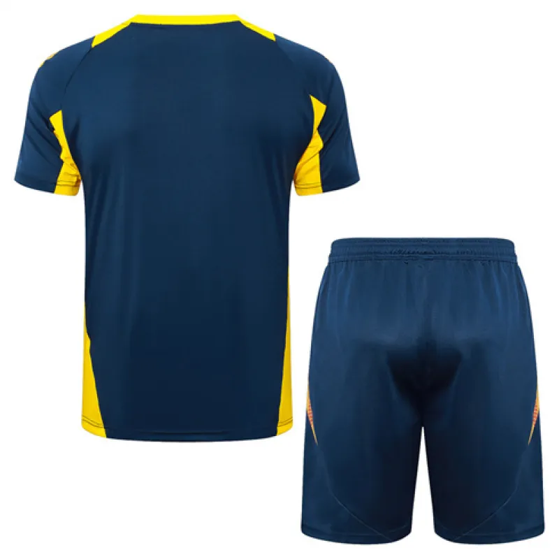 Camiseta de entrenamiento + pantalones cortos del Real Madrid 2024/25 - Azul