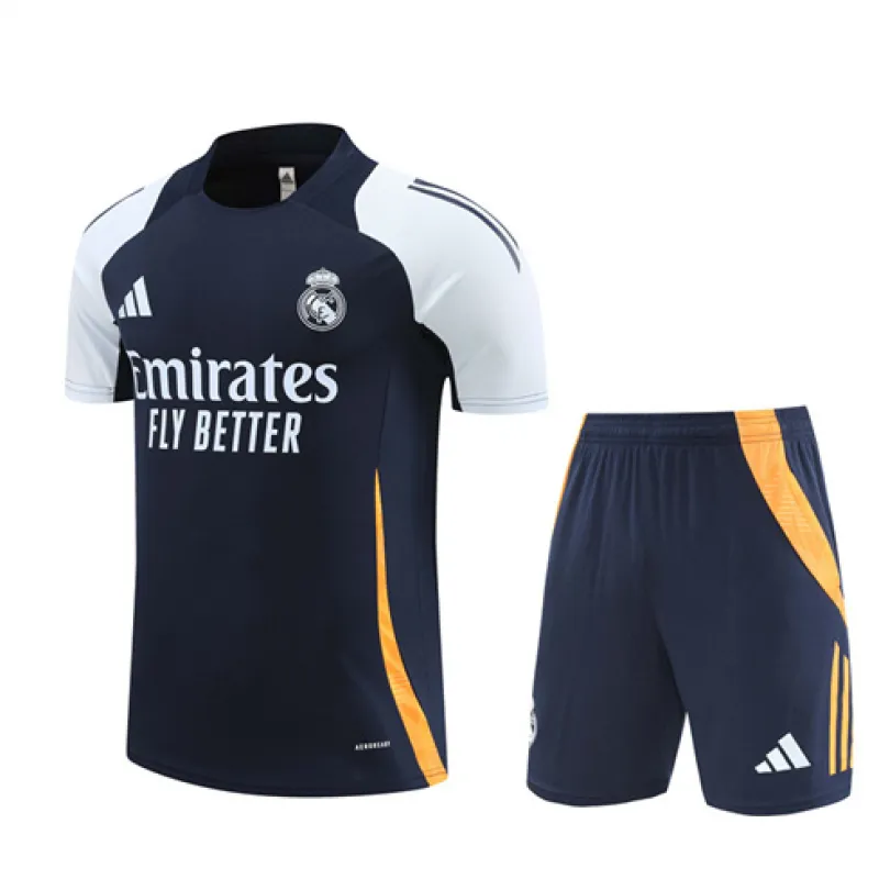Camiseta de entrenamiento + pantalones cortos del Real Madrid 2024/25 - Azul