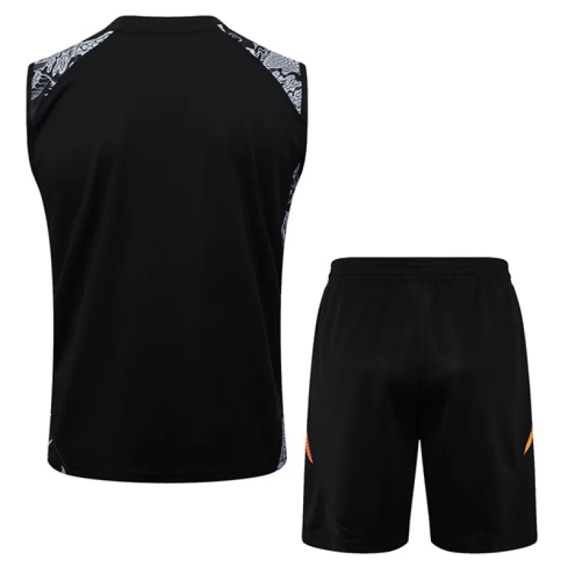 Real Madrid Shorts und Weste Set 2024/25 - Schwarz