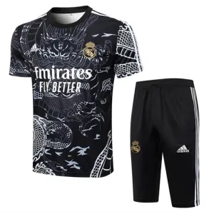 Camiseta de entrenamiento+pantalones cortos del Real Madrid 2024/25 - Negro