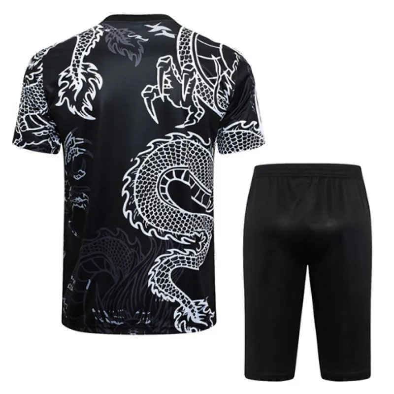 Camiseta de entrenamiento+pantalones cortos del Real Madrid 2024/25 - Negro