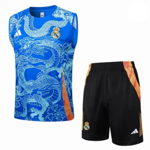 Conjunto de pantalones cortos y chaleco del Real Madrid 2024/25 - Azul