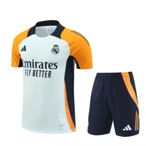 Real Madrid Trainingsjersey + Shorts 2024/25 - Weiß