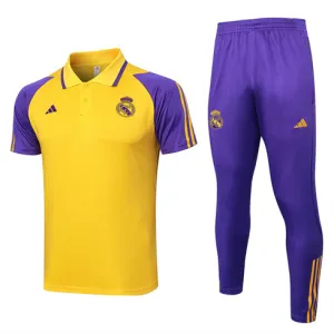 Camisa polo de entrenamiento + pantalones del Real Madrid 2024/25 - Amarillo