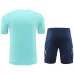Camiseta de entrenamiento + pantalones cortos del Real Madrid 2024/25 - Azul