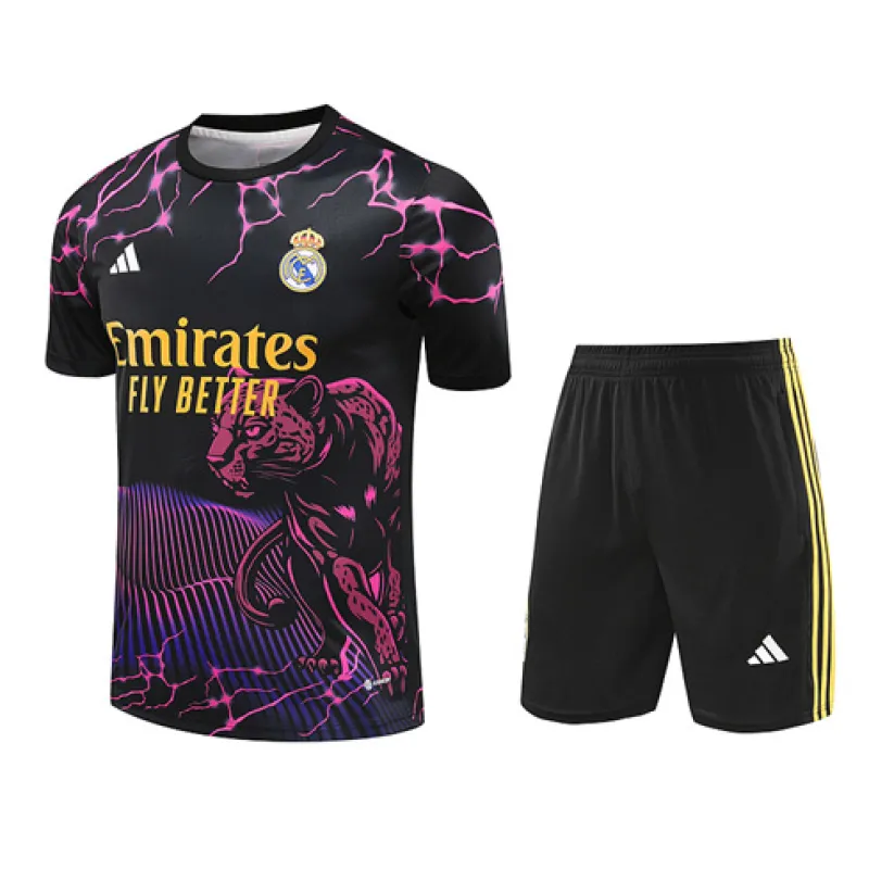 Real Madrid Training Jersey+Shorts 2024/25 - Black
