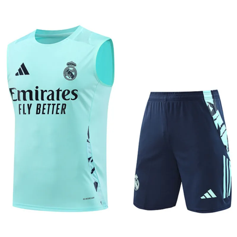 Real Madrid Shorts- und Weste-Set 2024/25 - Blau
