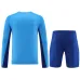 Maillot de formation à manches longues du gardien de but du Real Madrid 2024/25 - Bleu