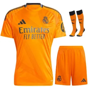 Auswärtstrikot - Kinder - Set von Real Madrid 2024/25 - Orange