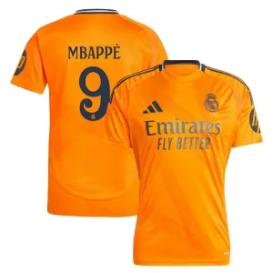 Mbappé - Maglia di trasferta di Real Madrid 2024/25 - Arancione