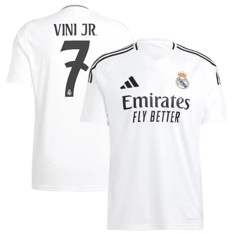 VINI JR Real Madrid 2024/25 Home Jersey - White