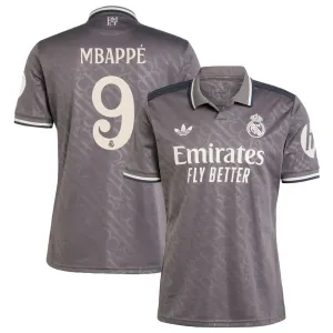 Mbappé - Terza maglia di Real Madrid 2024/25 - Grigio