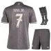 VINI JR - Conjunto de tercera camiseta para niños de Real Madrid 2024/25 - Gris